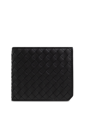24PF new/BOTTEGA VENETA スモールレザーウォレット Wallet Gray BOTTEGA VENETA INTRECCIATO Long Wallet Leather Gray Auth